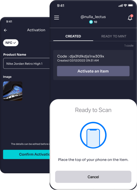 mintcode code create page screenshot